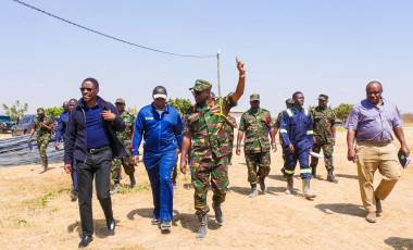 ​WAZIRI WA ULINZI NA JKT ATEMBELEA MRADI WA UJENZI WA UWANJA WA KIMATAIFA WA GOFU WA JWTZ DODOMA